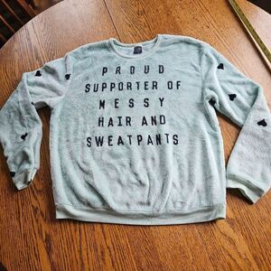 COLD CRUSH Mint Green Women's Medium Soft Long Sleeve Sweatshirt